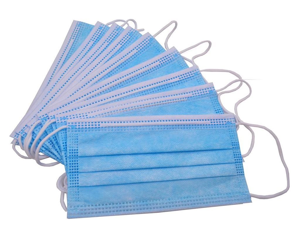 Het niet Irriterende Masker van het 3 Vouw Beschikbare Gezicht voor de Schoonheidssalon van de Kliniekgezondheidszorg