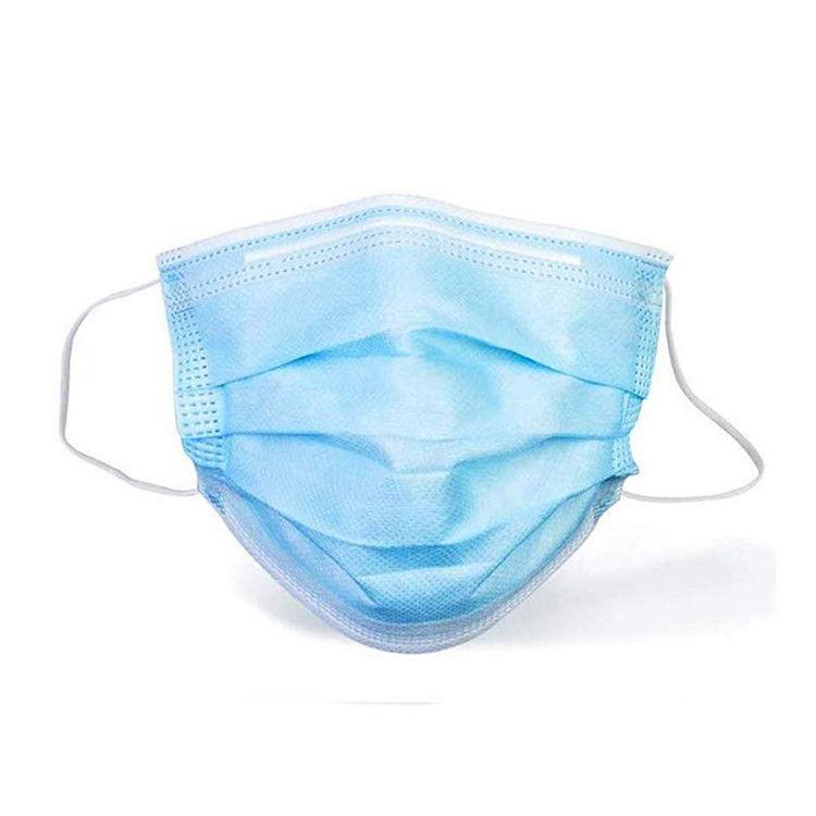 3 vouw Beschikbaar Medisch Masker Geen Blauwe Kleur van Hypoallergenic van Glasvezels
