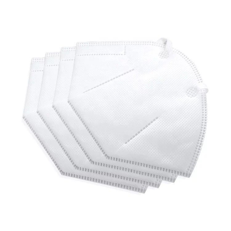 De beschikbare N95-Vrije Glasvezel van de de Kleuren niet Geweven Stof van het Gezichtsmasker Witte