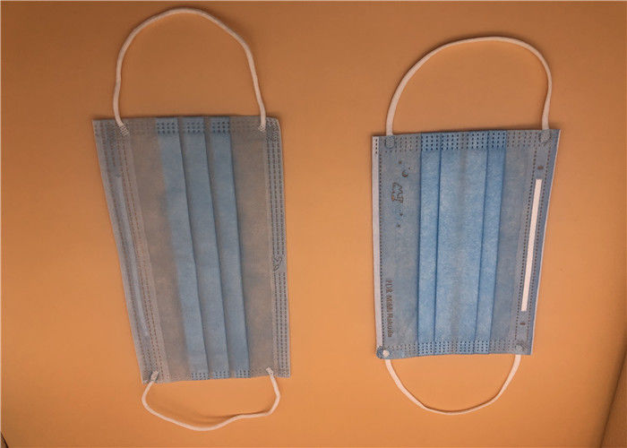 3 vouw Wit In te ademen Beschikbaar Masker met Band op Spunlace/Spunbond