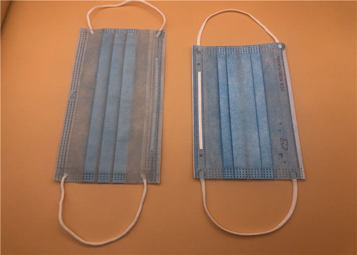 3 vouw Wit In te ademen Beschikbaar Masker met Band op Spunlace/Spunbond