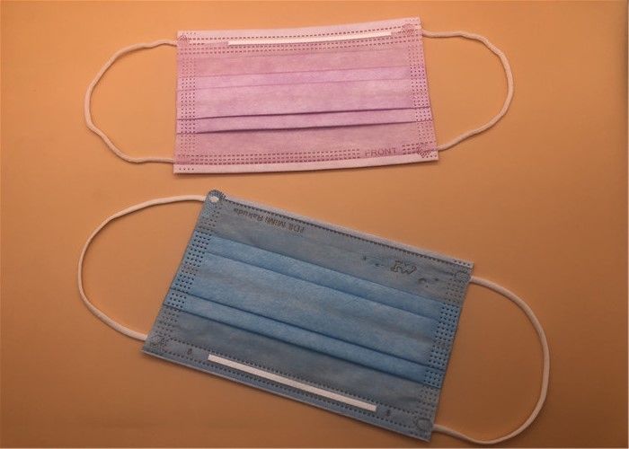 3Ply wit In te ademen Beschikbaar Masker met Band op Spunlace/Spunbond
