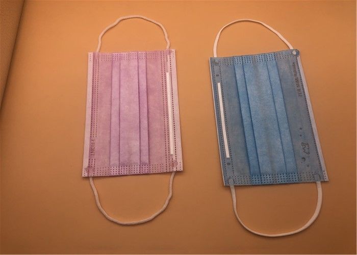 3Ply wit In te ademen Beschikbaar Masker met Band op Spunlace/Spunbond