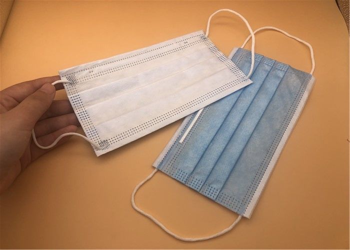 Antivirus 3 Masker van het Vouw het Beschikbare niet Geweven Gezicht/het Blauwe niet Geweven Masker van het Stoffengezicht