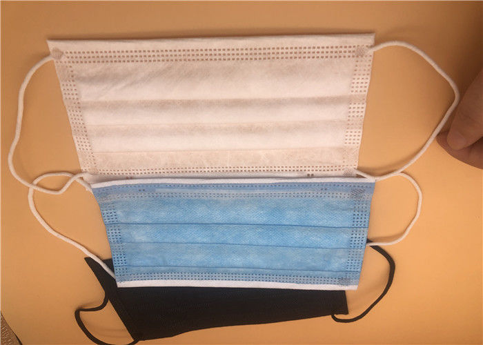 3 van het het Gezichtsmasker van vouw de Beschikbare Earloop Geweven/Beschikbare Medische Maskers niet