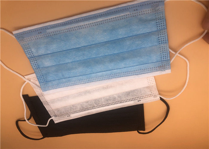 3 van het het Gezichtsmasker van vouw de Beschikbare Earloop Geweven/Beschikbare Medische Maskers niet