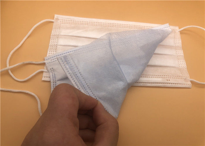 De gezonde Elastische Beschikbare Earloop-Anti-vervuilings Blauwe Witte Kleur van het Gezichtsmasker