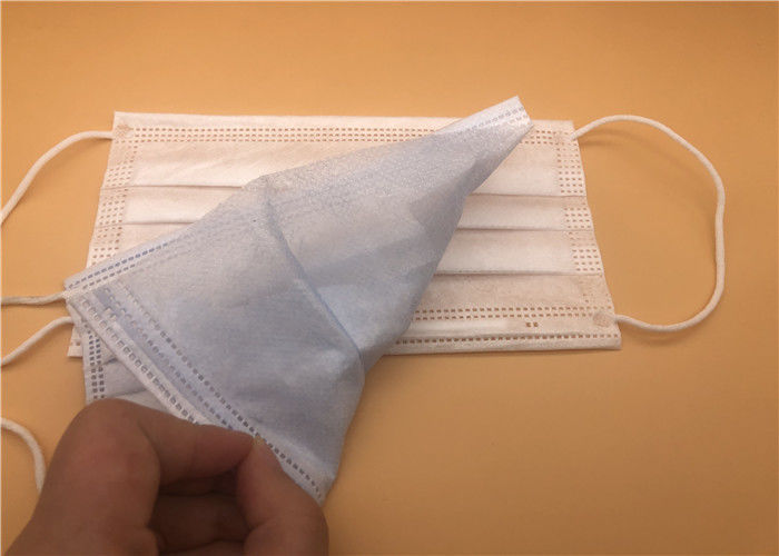 De gezonde Elastische Beschikbare Earloop-Anti-vervuilings Blauwe Witte Kleur van het Gezichtsmasker