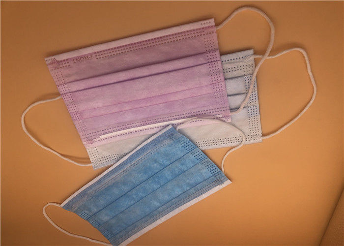 De antibacteriële van het het Masker Elastische Oor van het 3 Vouw Chirurgische Gezicht Beschermende Dekking van de de Lijnmond