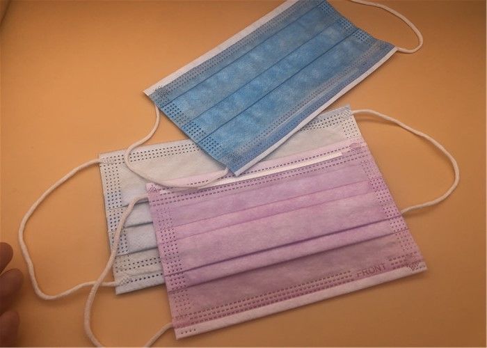 De antibacteriële van het het Masker Elastische Oor van het 3 Vouw Chirurgische Gezicht Beschermende Dekking van de de Lijnmond