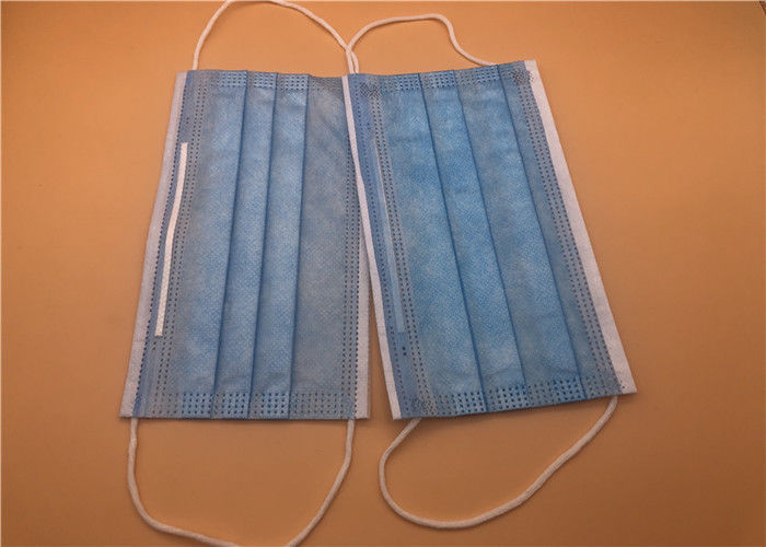 Witte Blauwe Beschikbare Medische Chirurgische de Mondpersoonlijke verzorging van het Gezichtsmasker