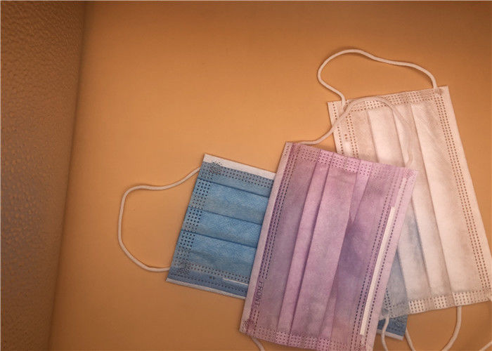 3 vouw Beschikbaar Medisch Masker Geen Blauwe Kleur van Hypoallergenic van Glasvezels