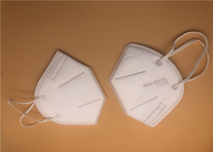 Het witte het Masker van N95 Medische/N95-van het Ademhalingsapparaatmasker Onderhoud Vrij Schoonmaken