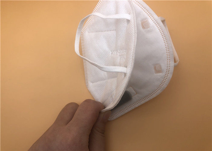 Anti van het de Filter niet Geweven Gezichtsademhalingsapparaat van het Griepn95 Masker Wegwerpproduct 3 Vouw FFP2
